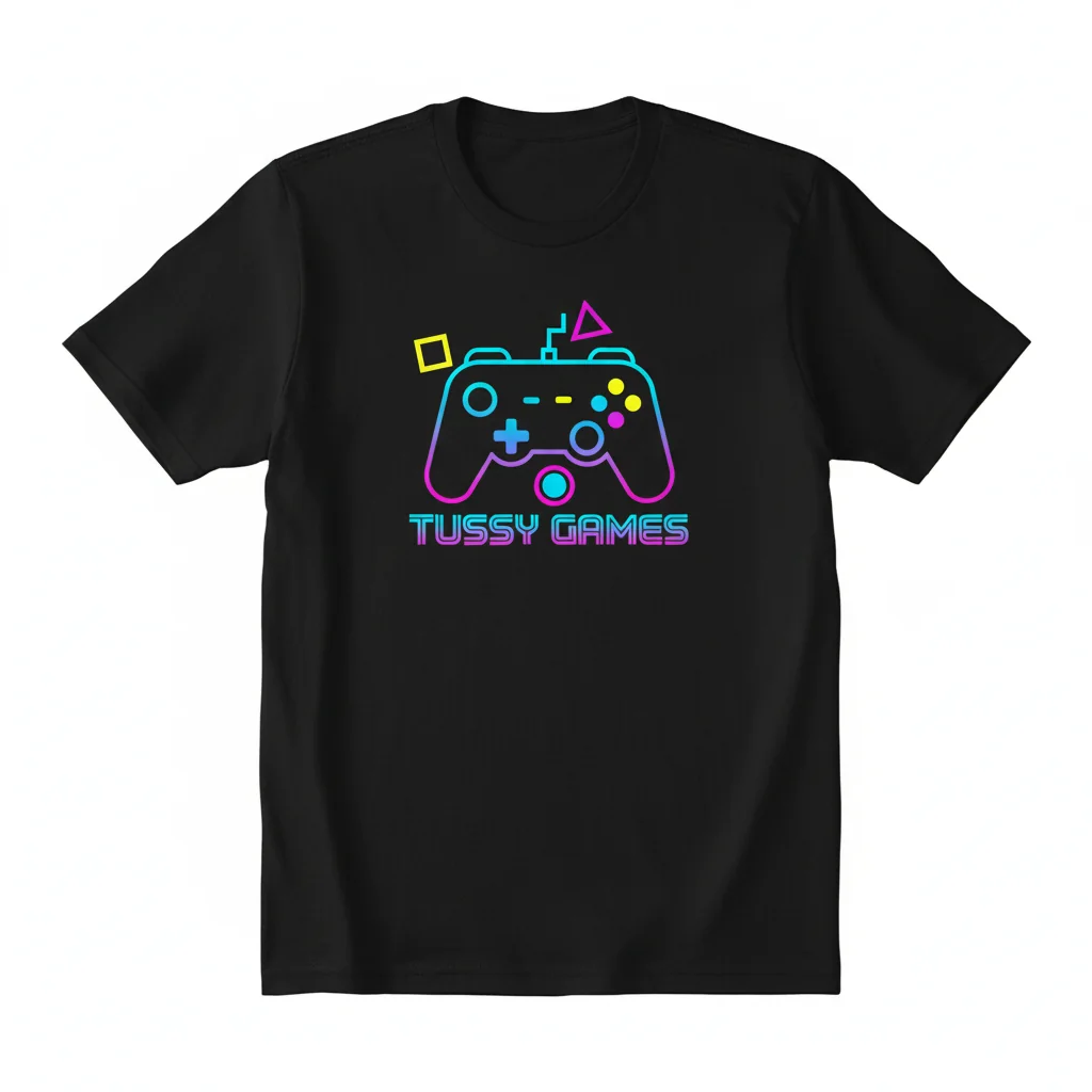 Tussy Games Essential T-Shirt: DuraPrint™ Comfort for Gamers