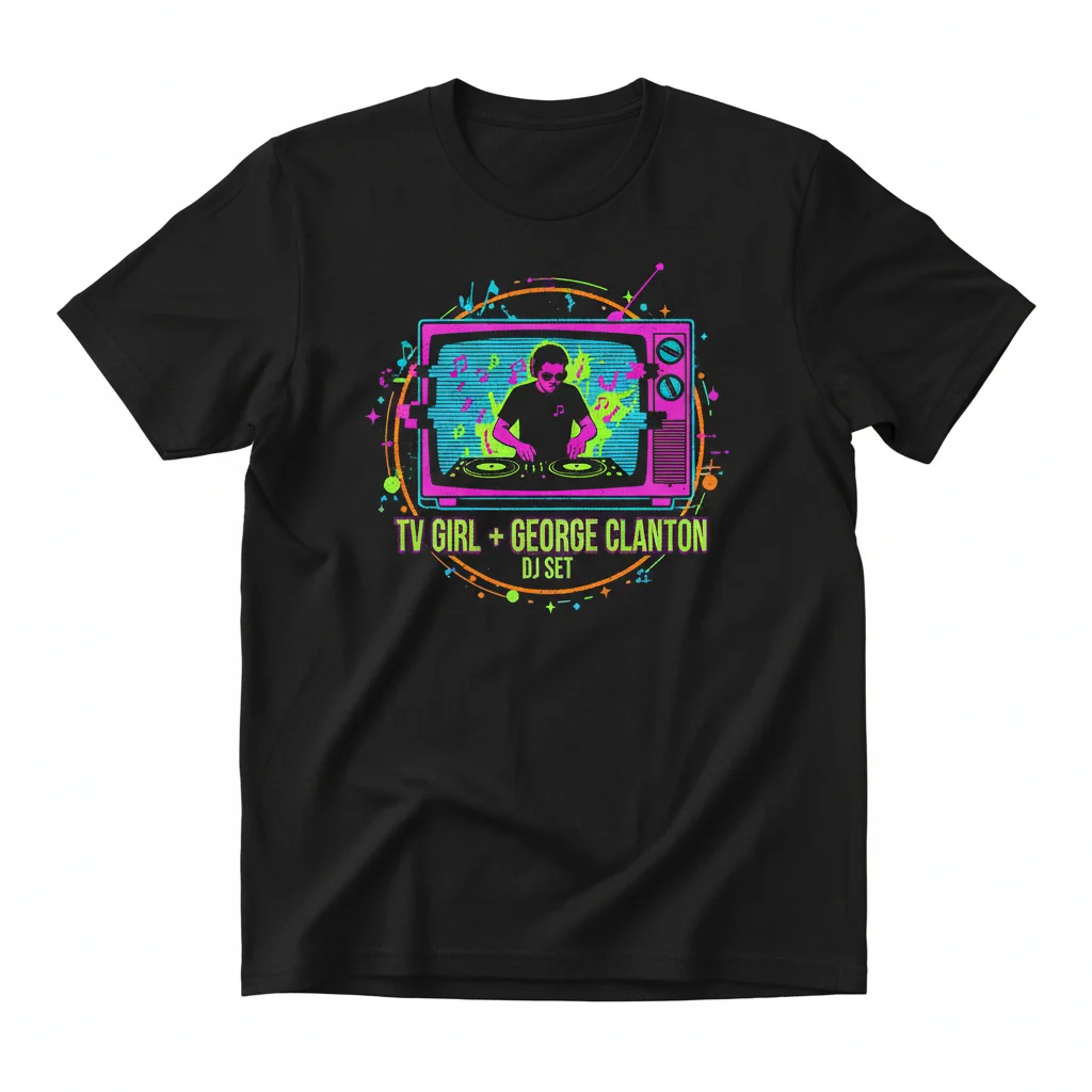 TV Girl George Clanton DJ Set T-Shirt - Exclusive Fan Apparel