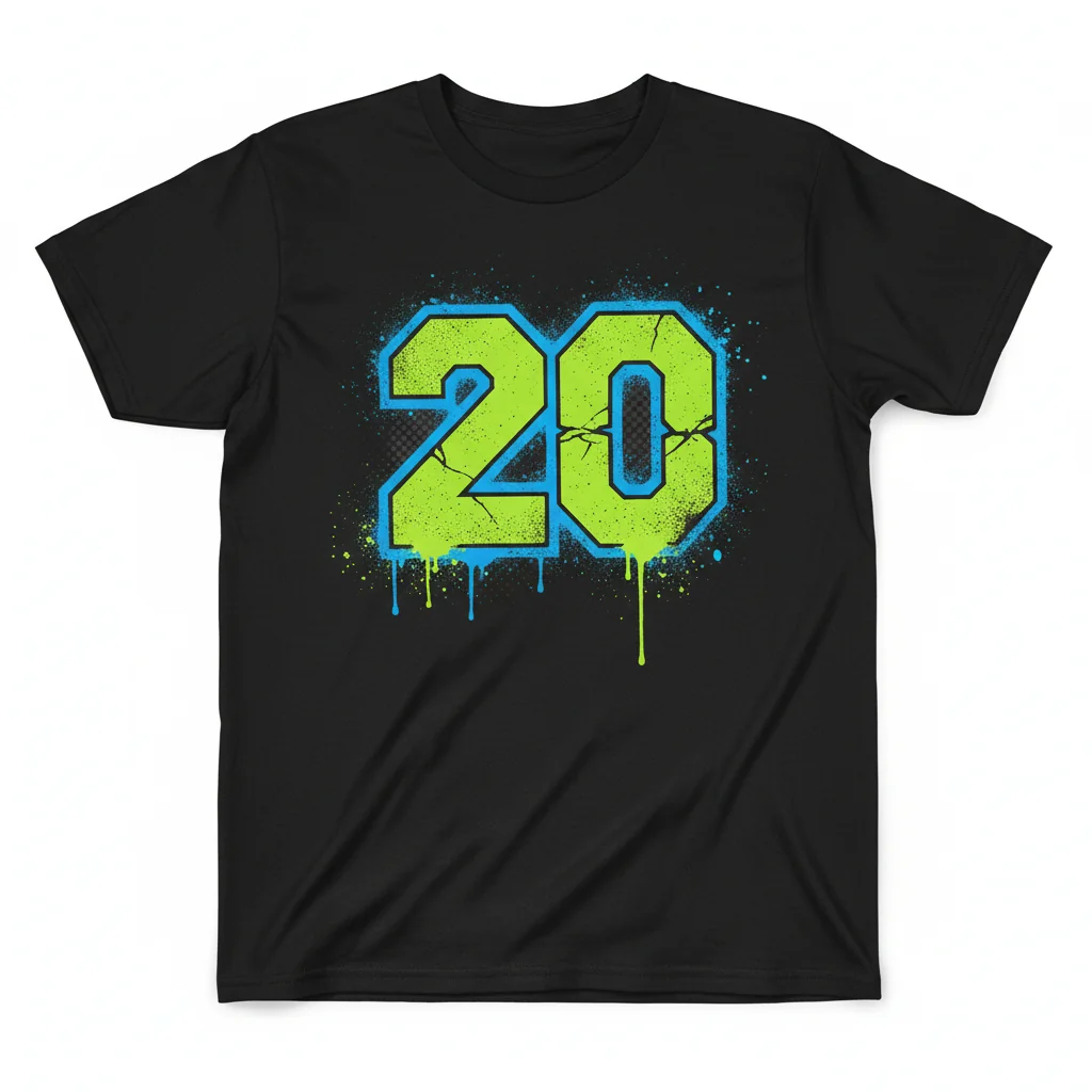 Twenty #20 Sports Jersey Number Essential T-Shirt – Classic Fit & Soft Feel
