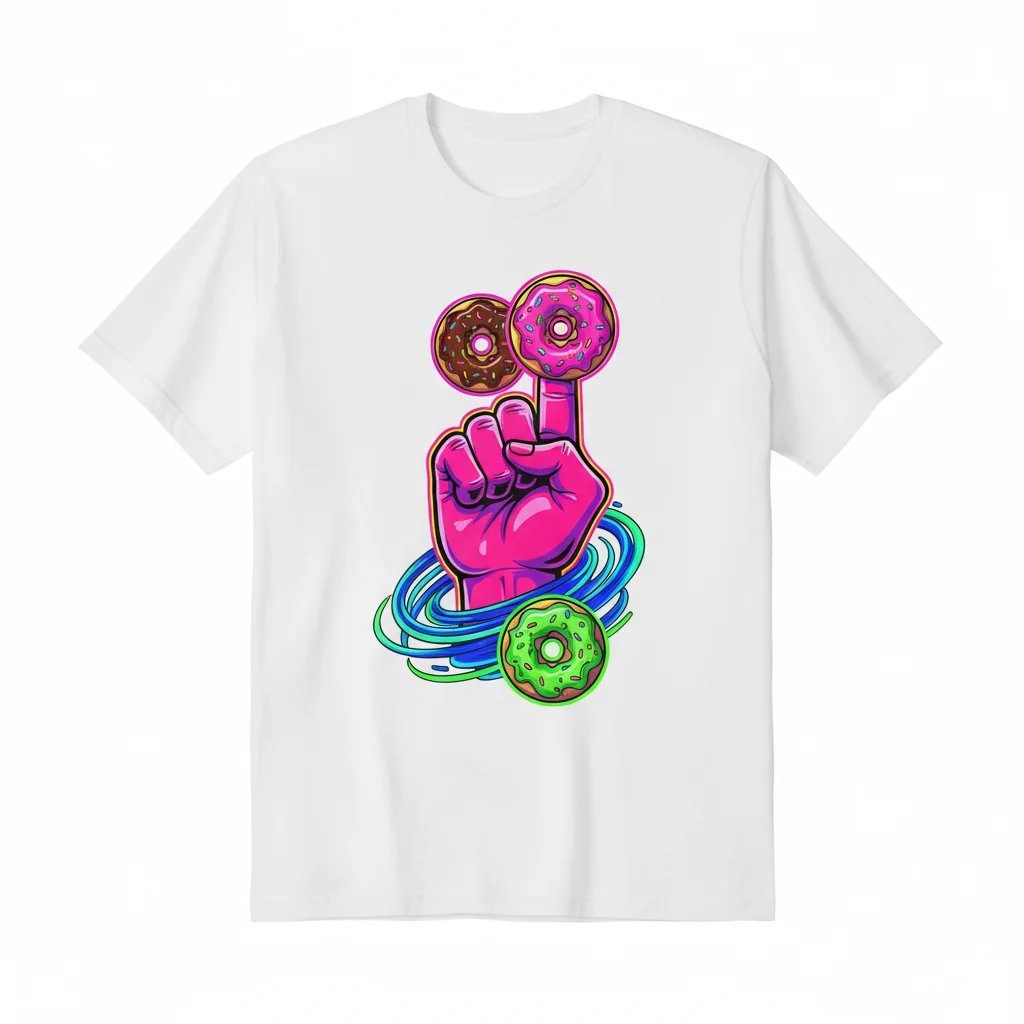 Unique Donut Design Essential T-Shirt - Comfortable & Stylish