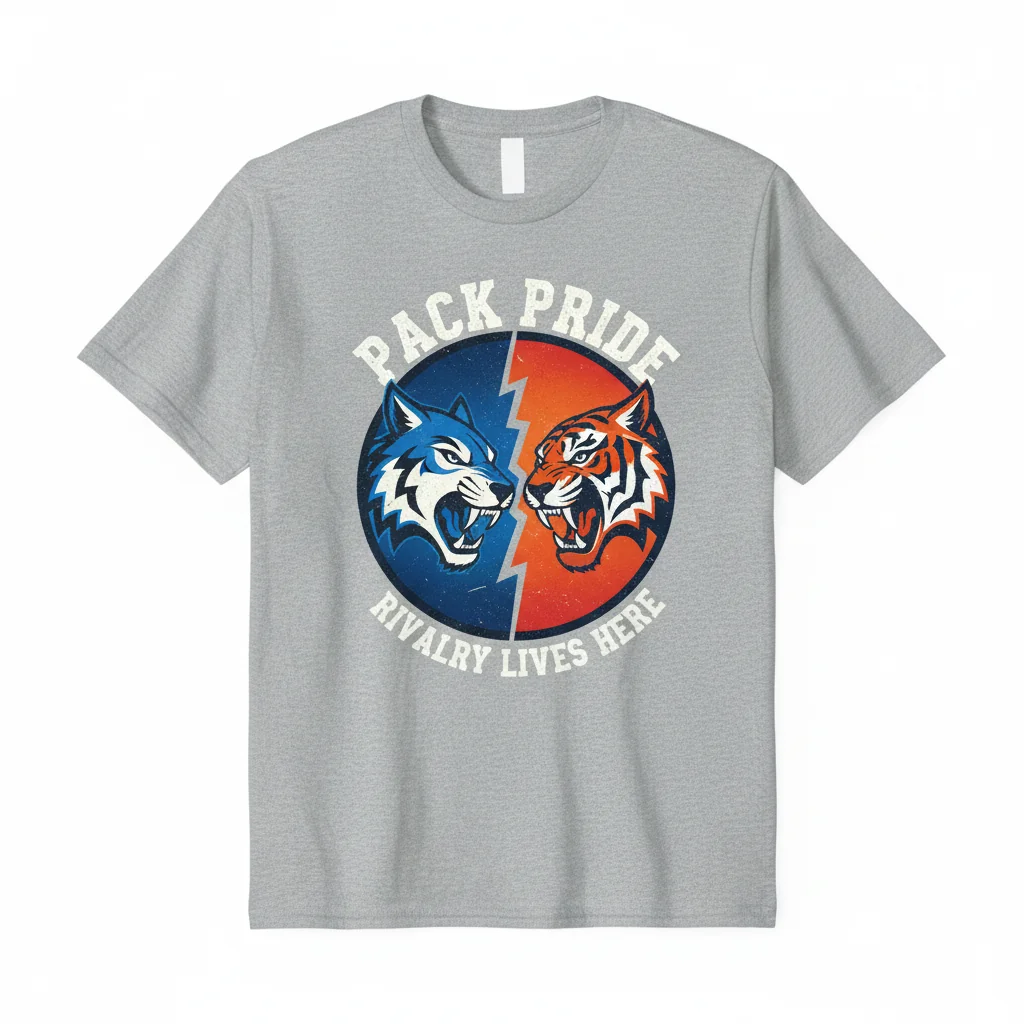 Two Rival Teams In One House Essential T-Shirt - Family Football Fan Tee