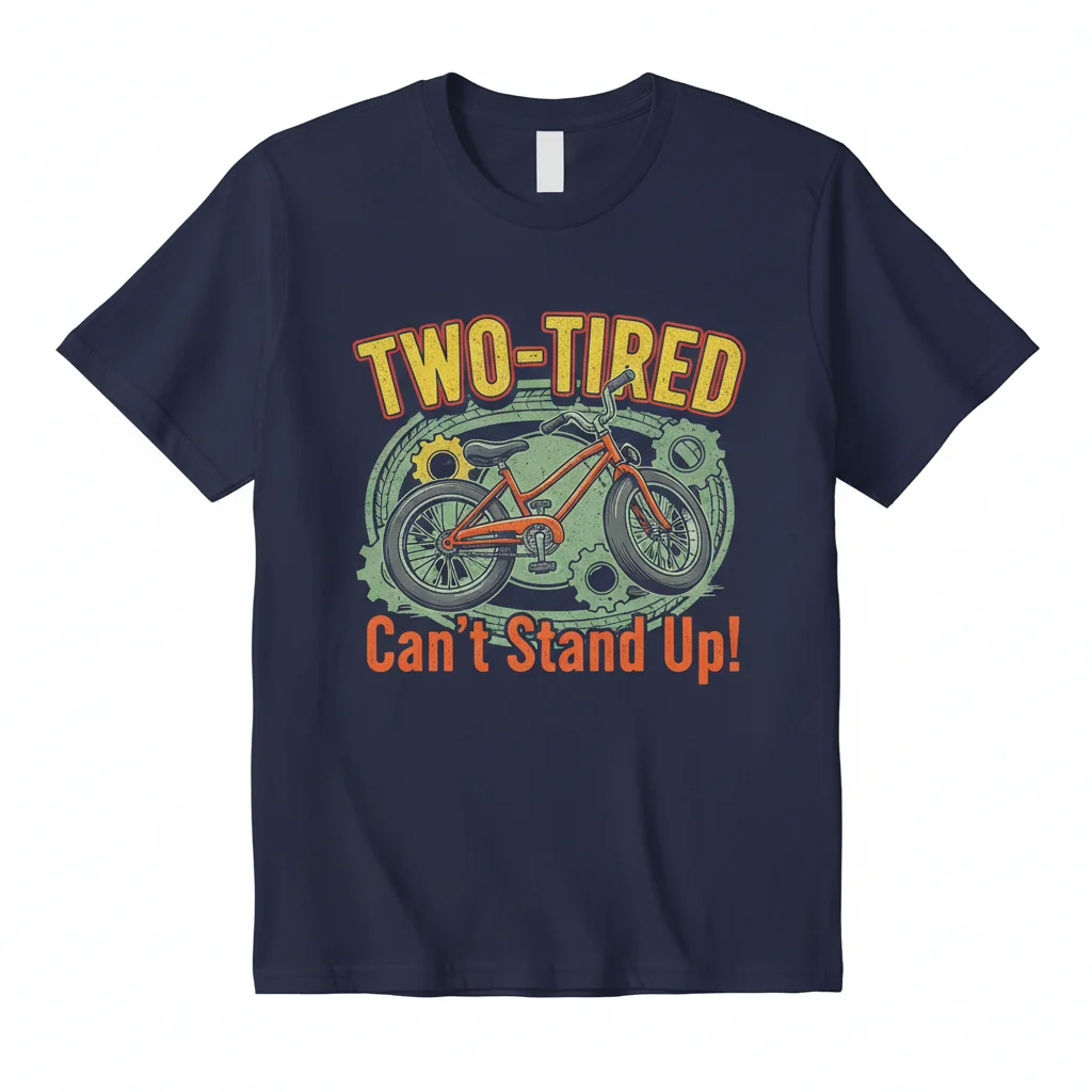 Two-Tired & Totally Inspired – A Cyclist's Essential Tee