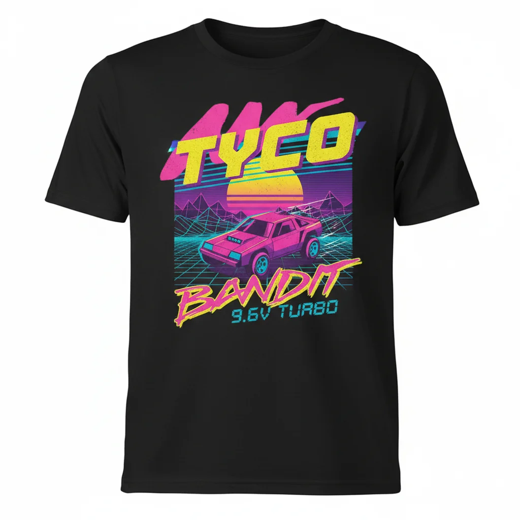 Bandit Turbo Vintage RC Pink Tee