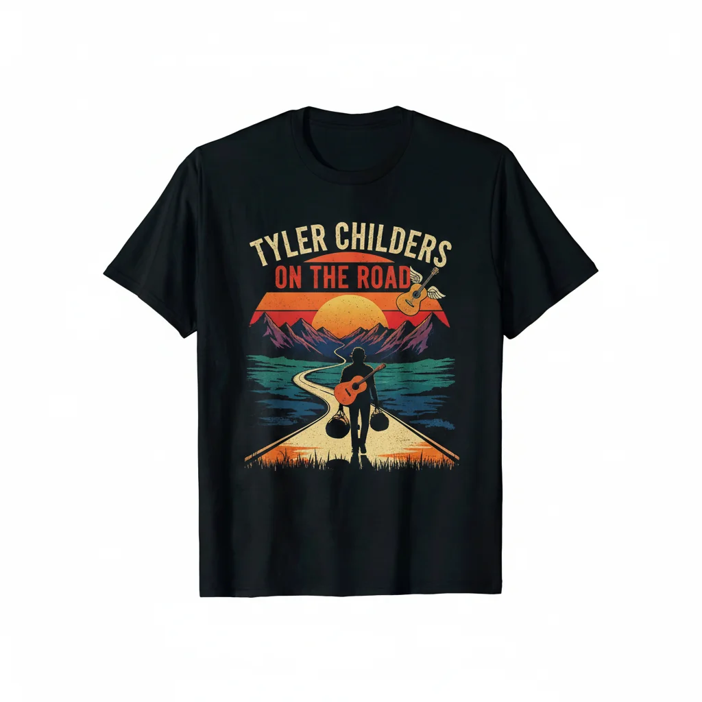 Tyler Childers 'On The Road' Art Shirt | Vintage-Inspired Comfort Tee