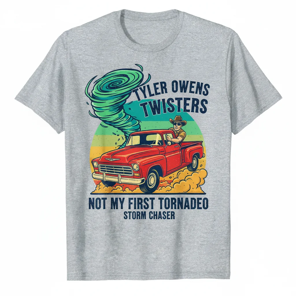 Tyler Owens Twisters: Not My First Tornadeo – Chase the Storm Tee