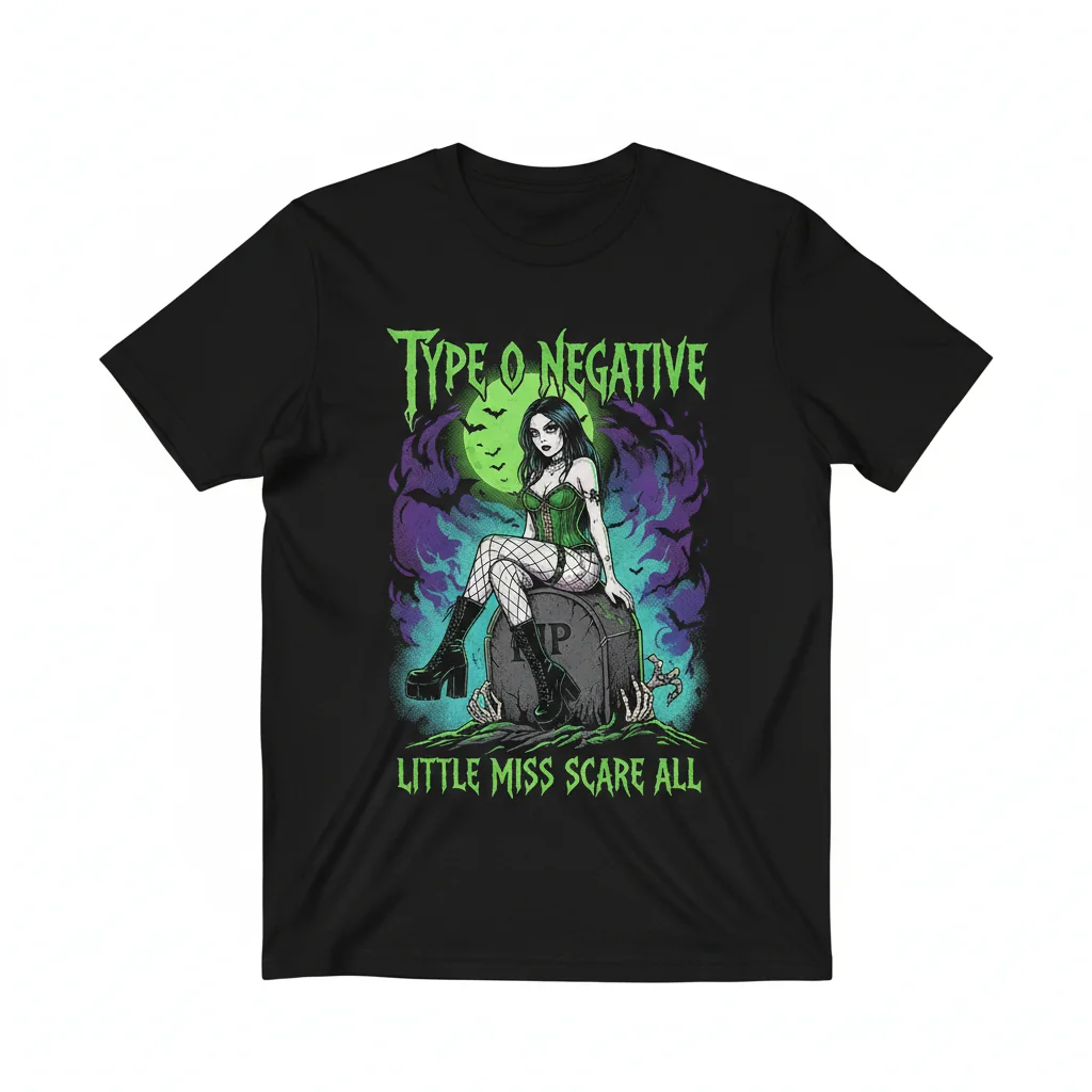 Type O Negative "Little Miss Scare All" Essential Tee