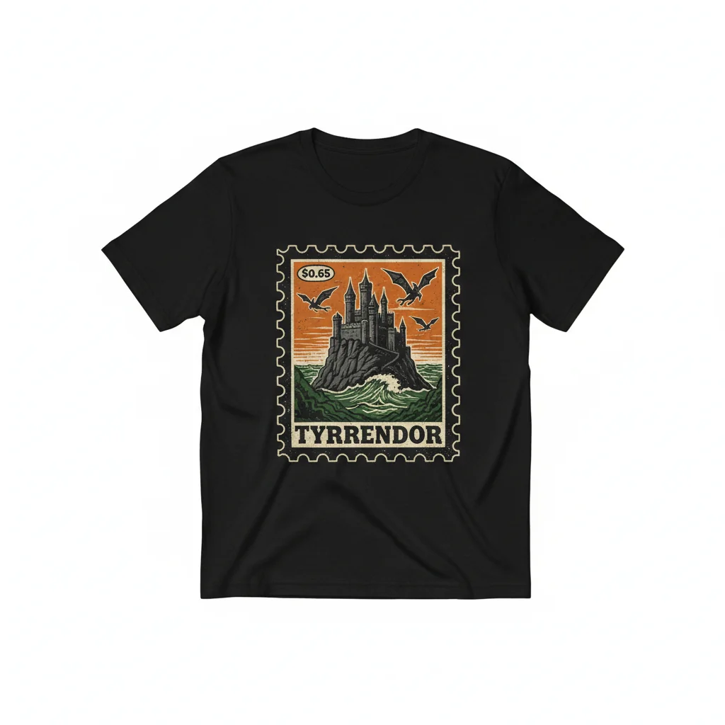 Tyrrendor Stamp Vintage T-Shirt: Unwavering Style, Lasting Comfort