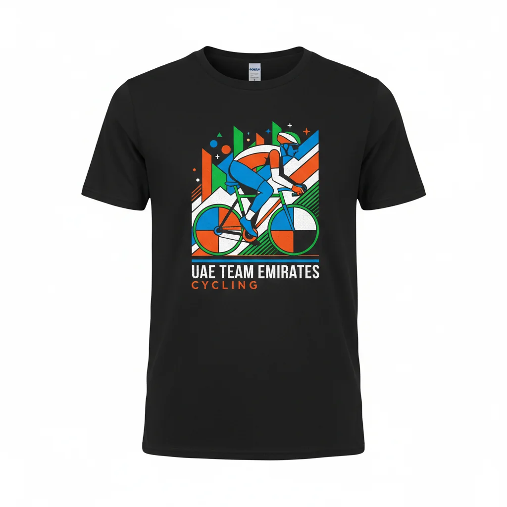 UAE Team Emirates Pro Cycling Fan Essential T-Shirt - Ultimate Comfort & Durability