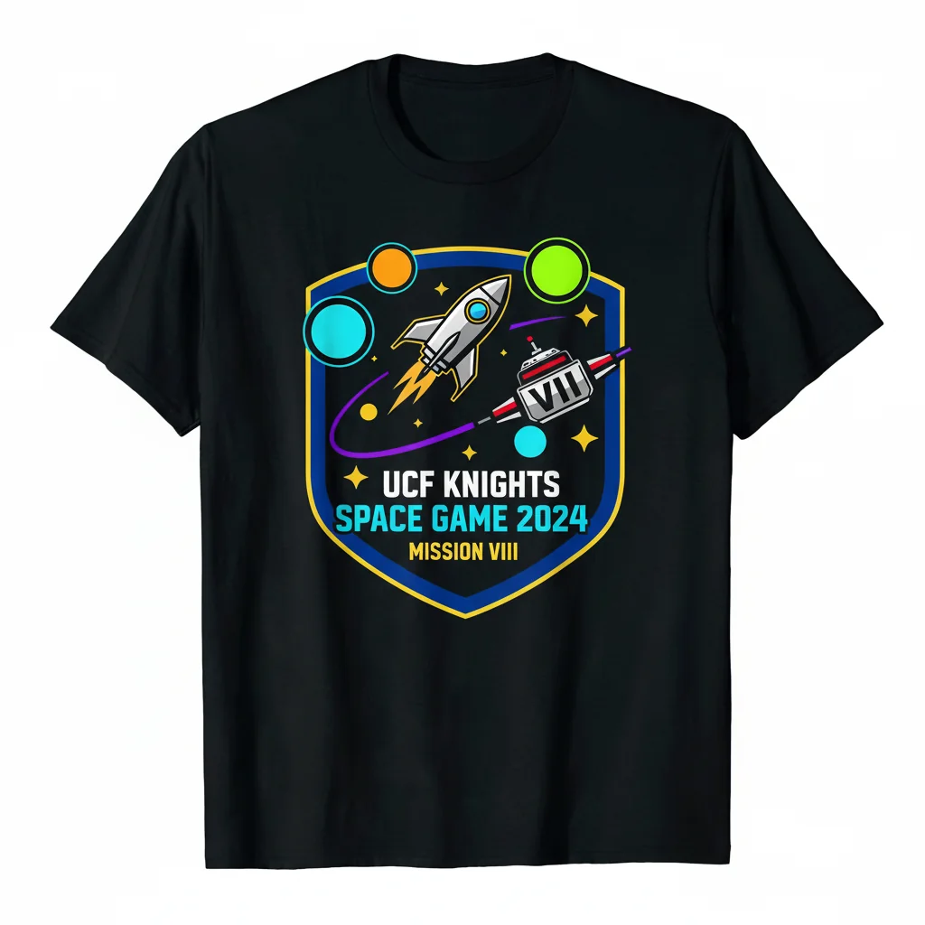 UCF Knights 2024 Space Game Mission VIII: A Celestial Journey Tee