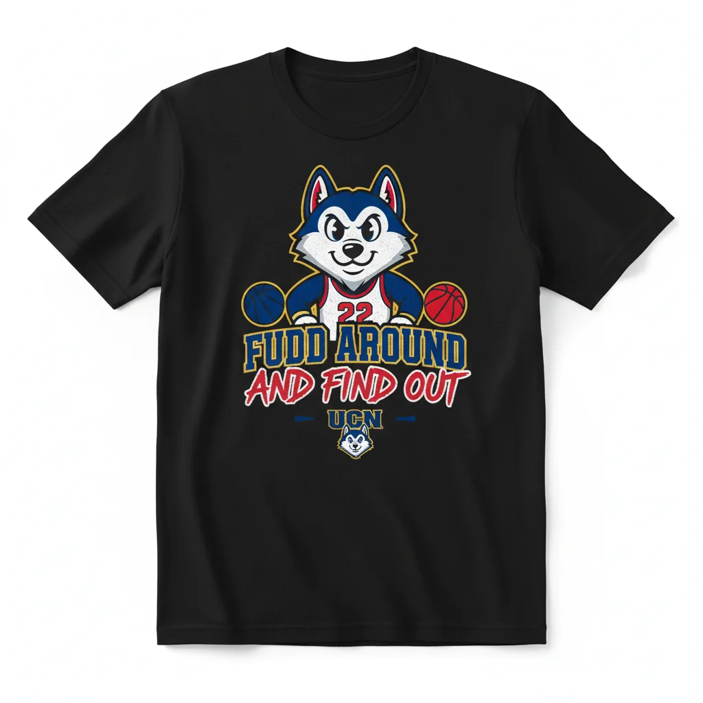 UConn Huskies 'Fudd Around and Find Out' Statement Tee