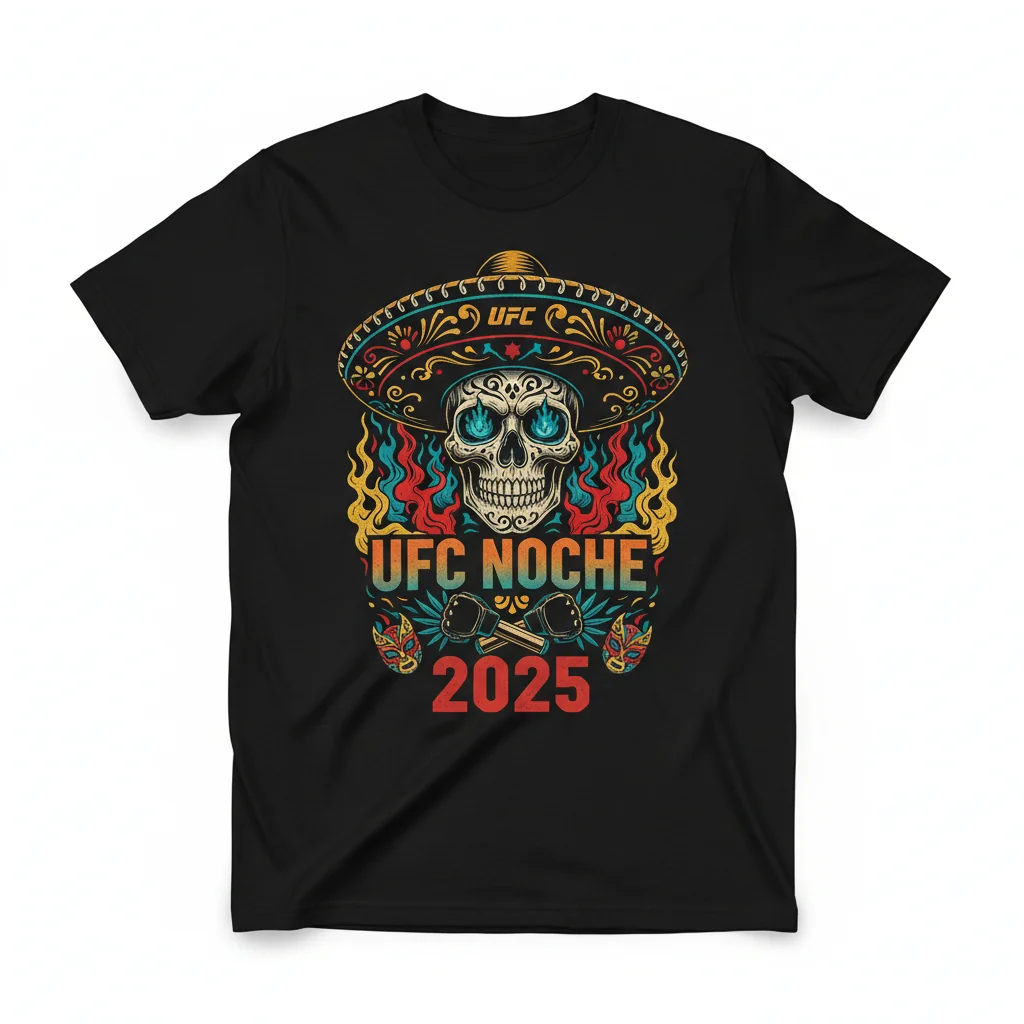 UFC Noche 2025 Mariachi Vintage Shirt