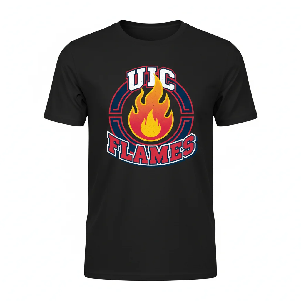 UIC University of Illinois Chicago Flames Essential T-Shirt – Official NCAA College Apparel