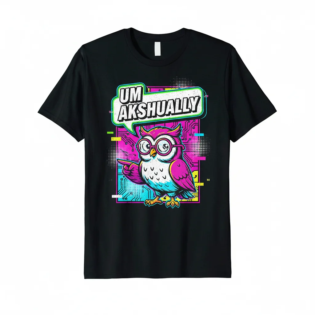The "Um Akshually" Essential T-Shirt: Comfort & Durability That Lasts
