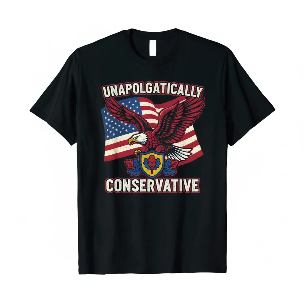 Camiseta Esencial "Unapologetically Conservative" – Comodidad Duradera y Estilo Vibrante