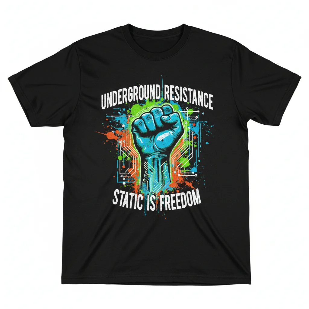 Durable Underground Resistance Active T-Shirt | Pre-Shrunk & Fade-Resistant