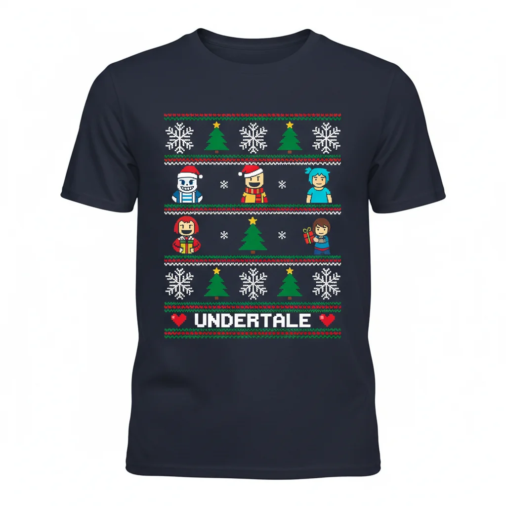 Undertale Christmas Sweater Print Essential T-Shirt