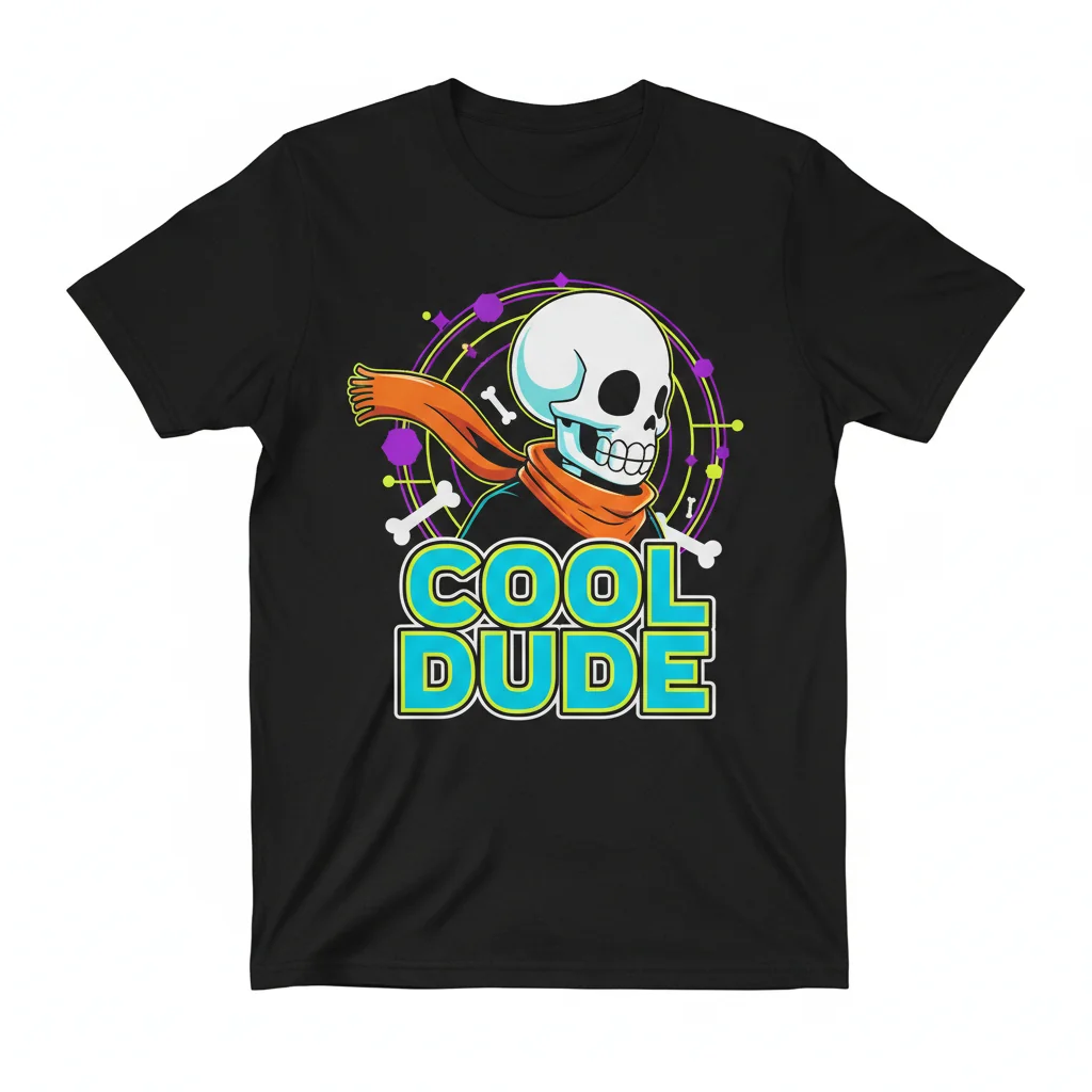 Undertale® - Papyrus Cool Dude: Wear Your Heart on Your Sleeve Essential T-Shirt