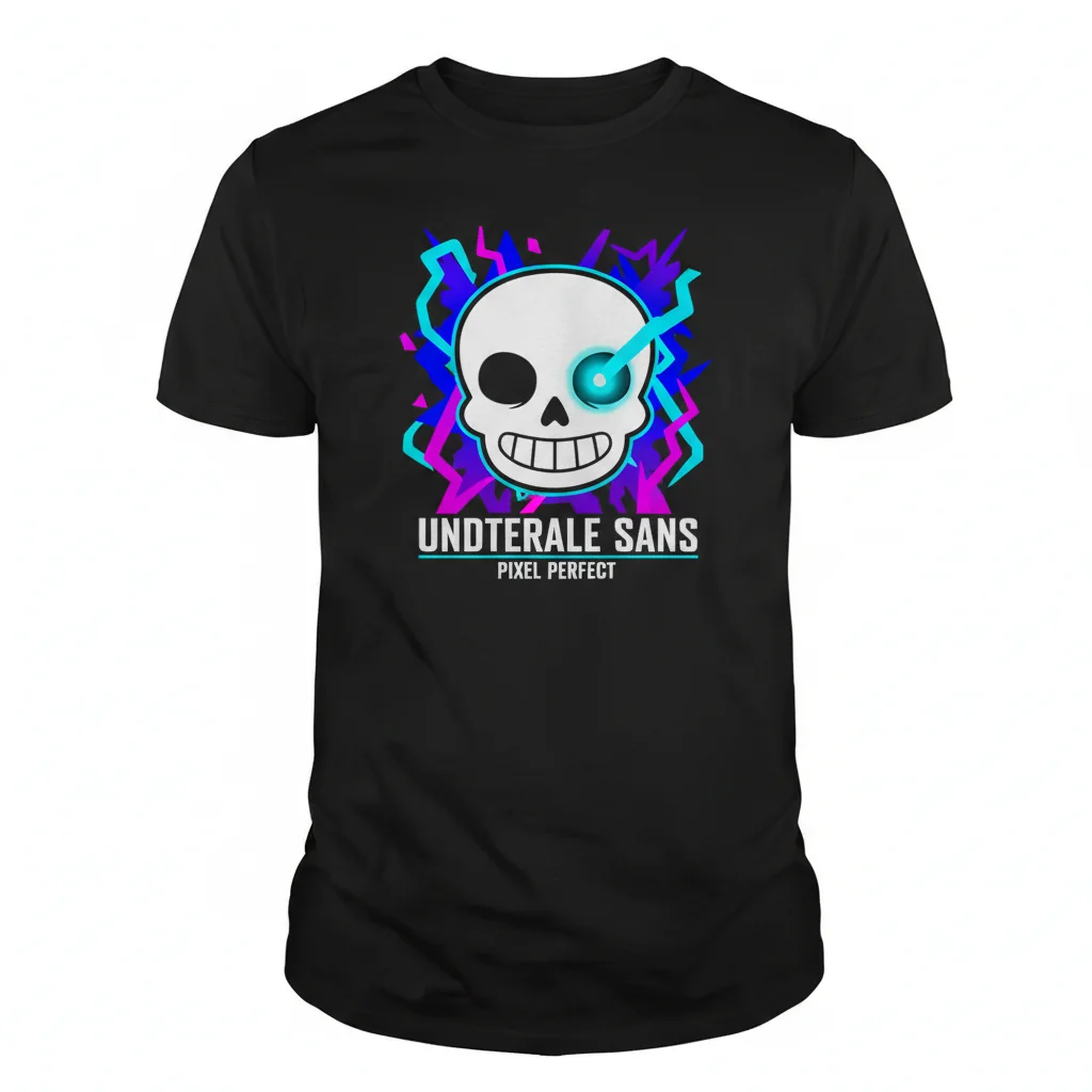 Undertale Sans Pixel Art Tee: A Tribute to Determination