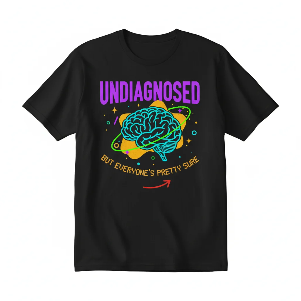 Undiagnosed, But Everyone's Pretty Sure Essential T-Shirt – Humorous & Soft Tee