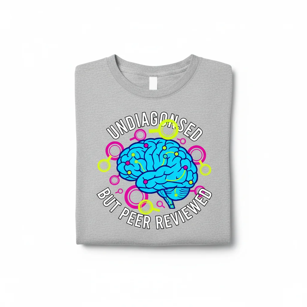 Undiagnosed But Peer Reviewed: The Insightful Human Essential Tee