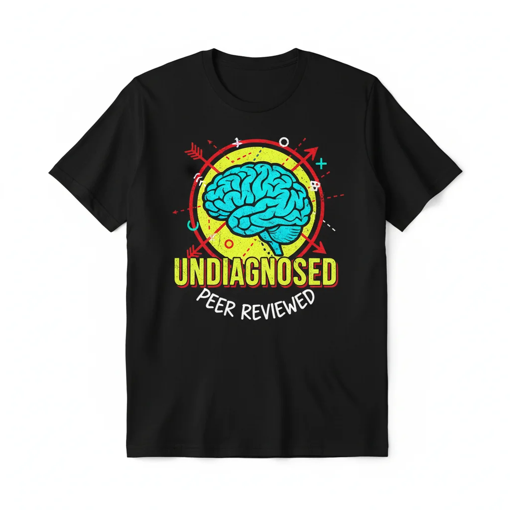 Undiagnosed but Peer Reviewed Tee - Premium Comfort & Durability