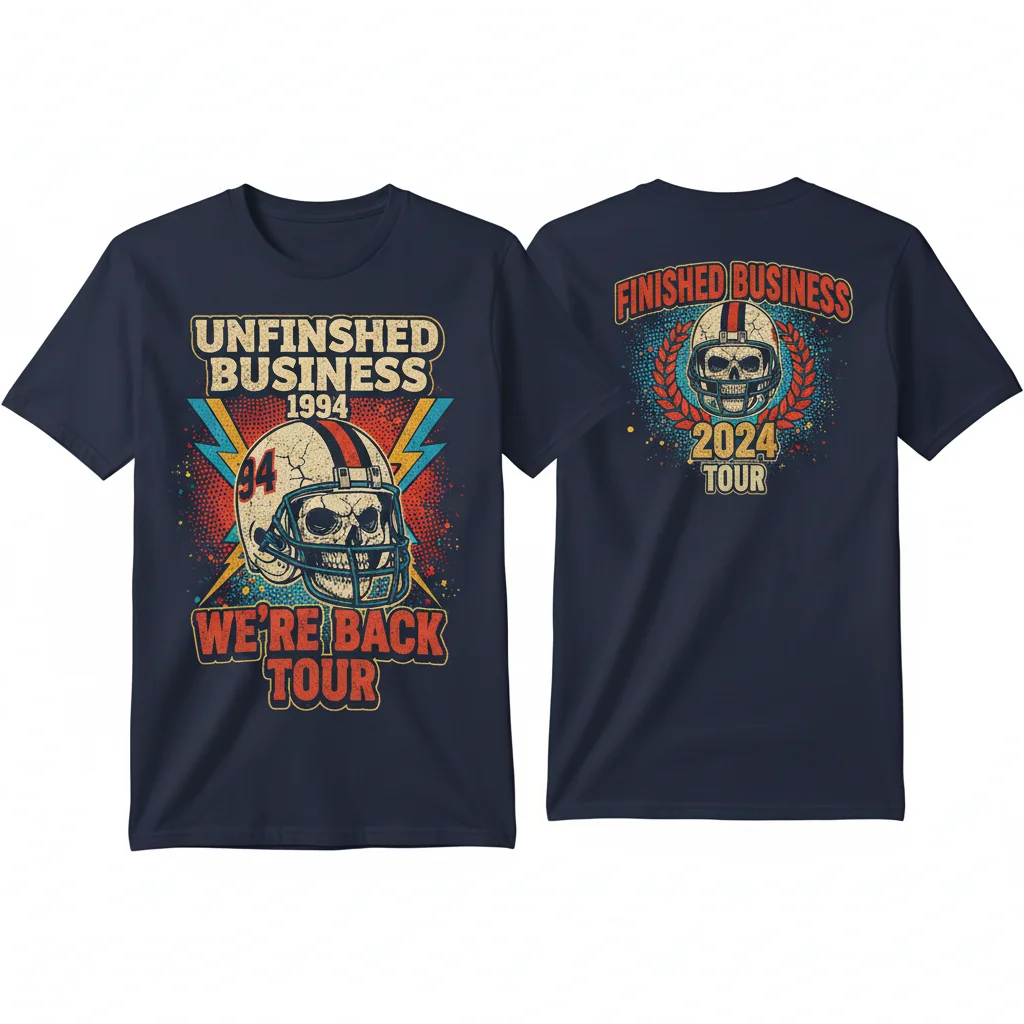 The 1994 'Unfinished Business' Tour Tee | Vintage-Inspired Graphic Shirt