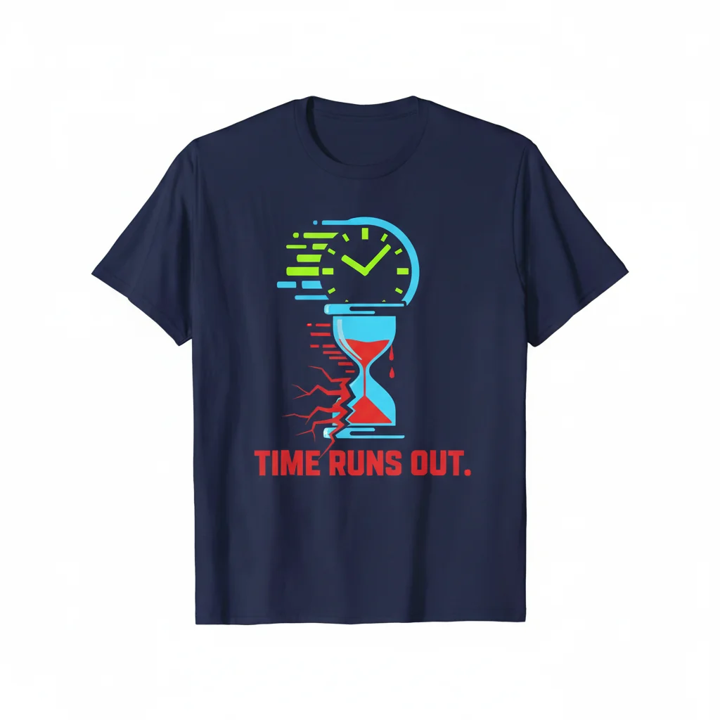 "Unfortunately, The Clock Is Ticking" - Wearable Art Tee