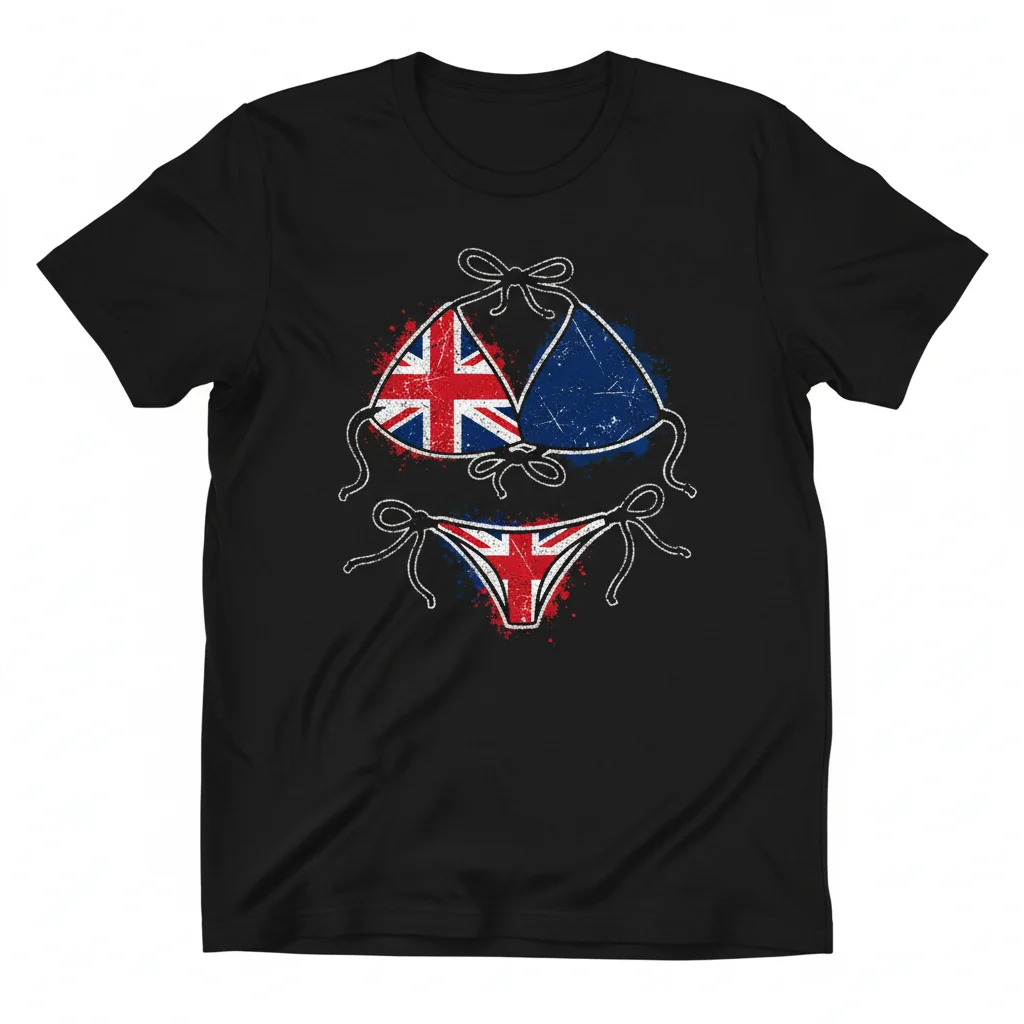 Durable Union Jack String Bikini: Fade-Resistant & Perfect Fit Swimsuit