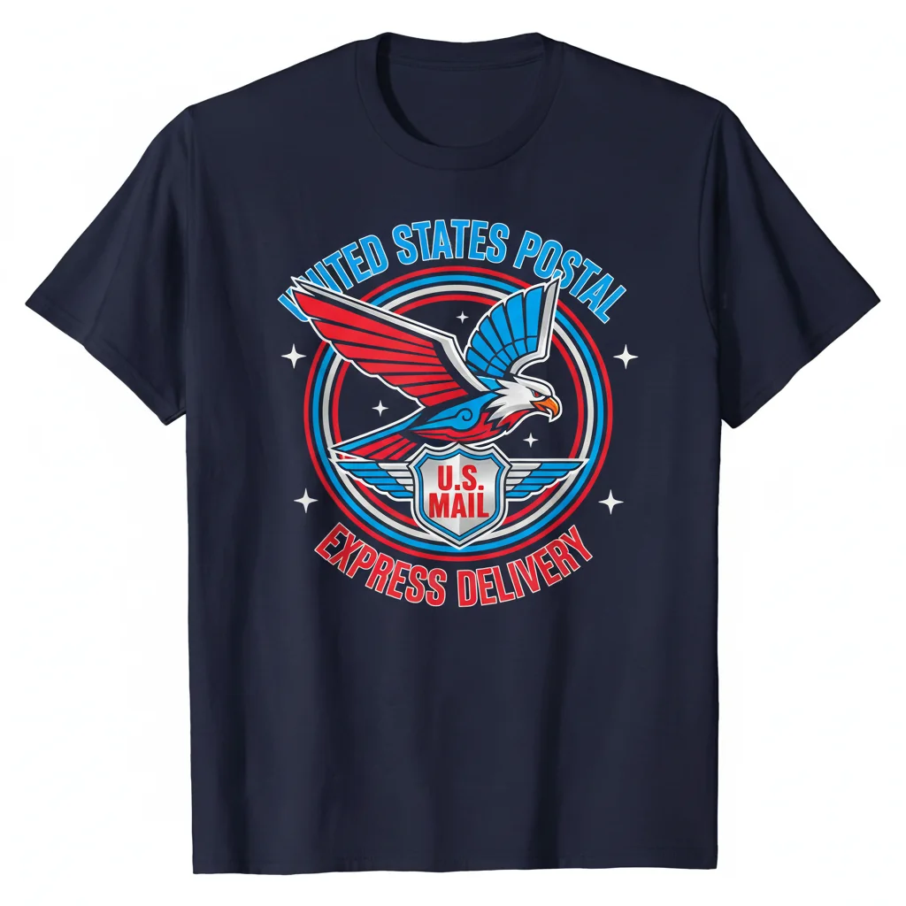 USPS Mail Eagle Logo T-Shirt - Official United States Postal Service Apparel
