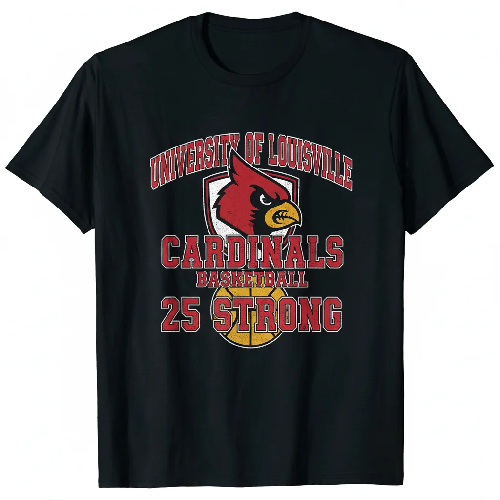 University of Louisville Cardinals Basketball "25 Strong" Fan T-Shirt