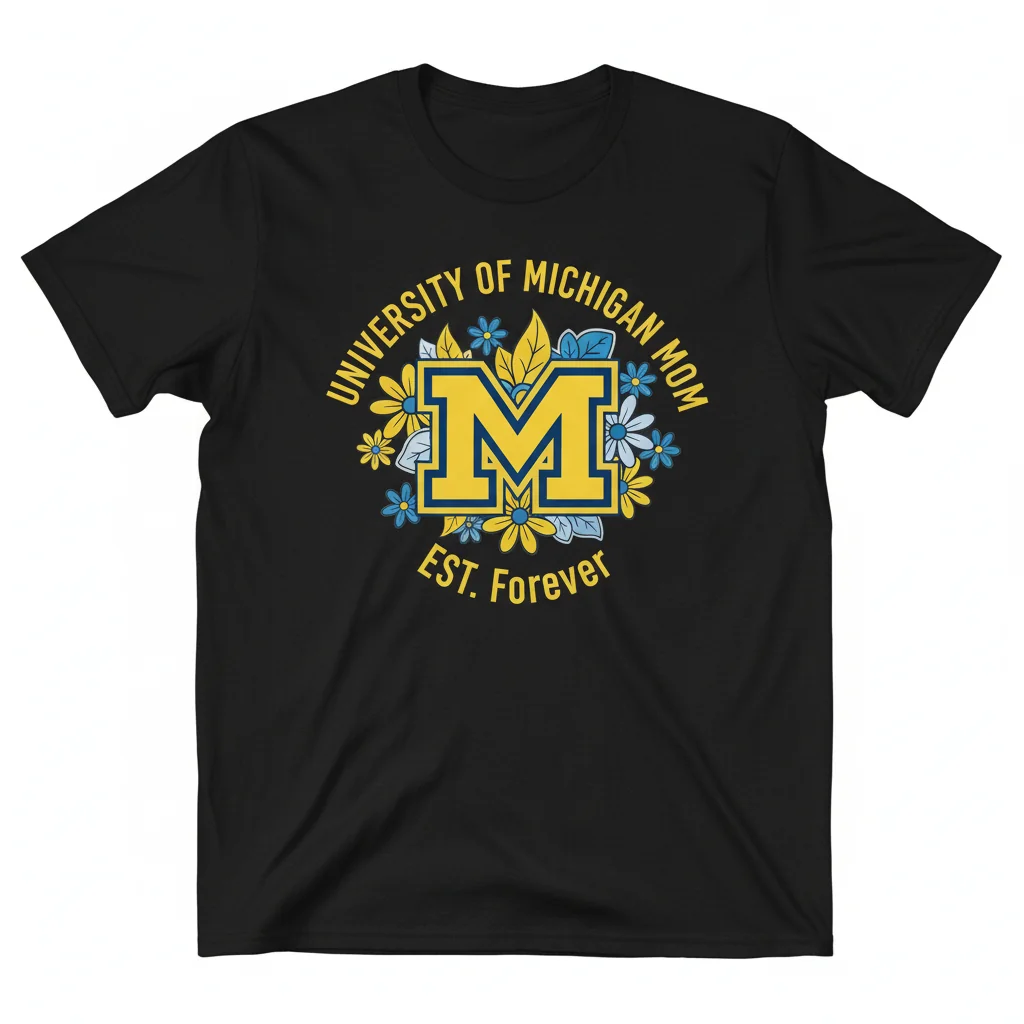 University of Michigan Mom T-Shirt – UMich Wolverines Apparel