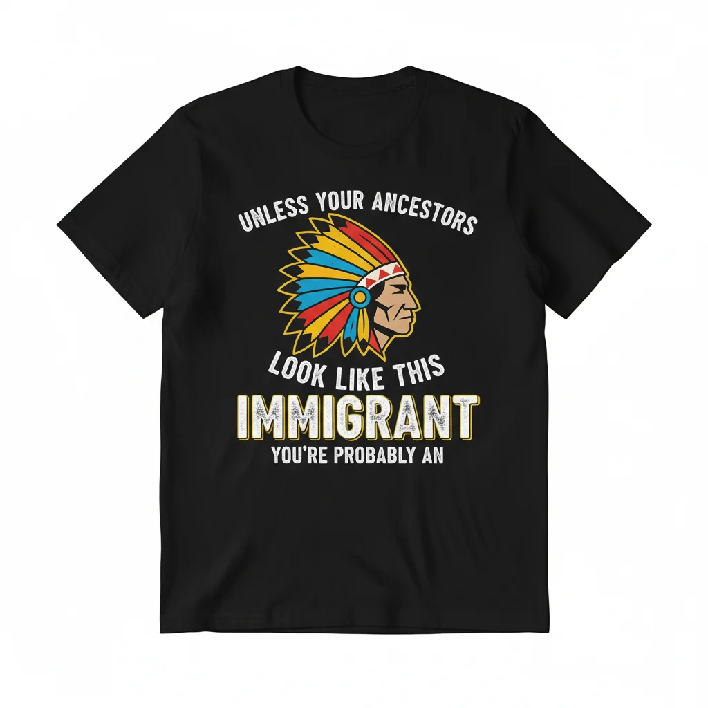 Embrace Your Roots: The 'Probably An Immigrant' Statement Tee