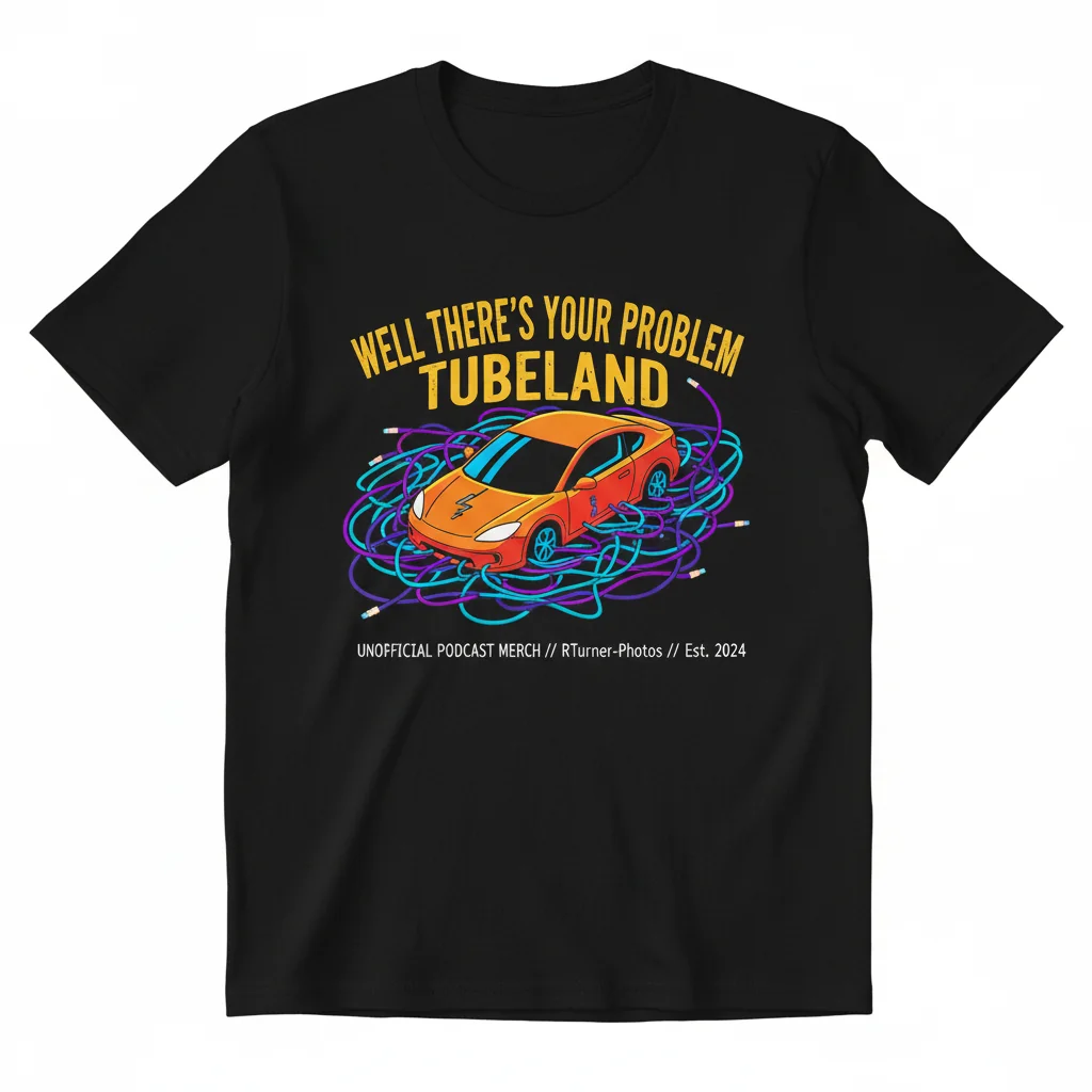 Well There's Your Problem Podcast "TubeLand" Unofficial Fan Tee