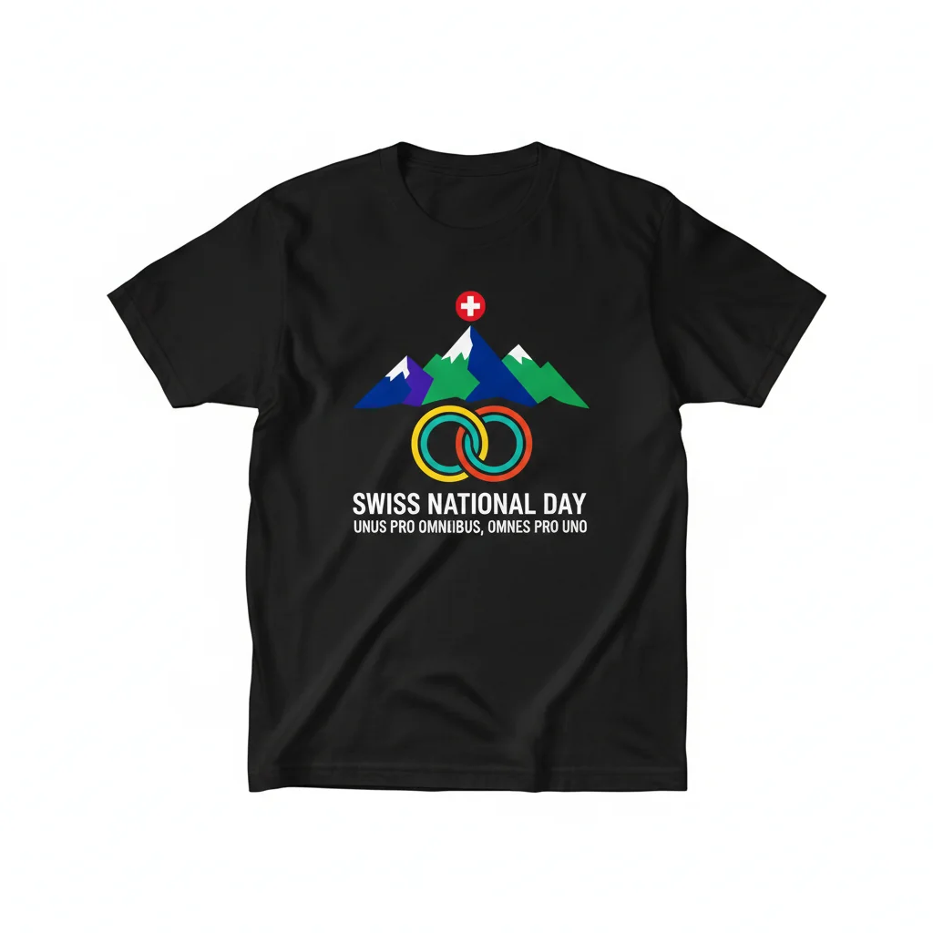 Switzerland Motto T-Shirt | One for All, All for One
