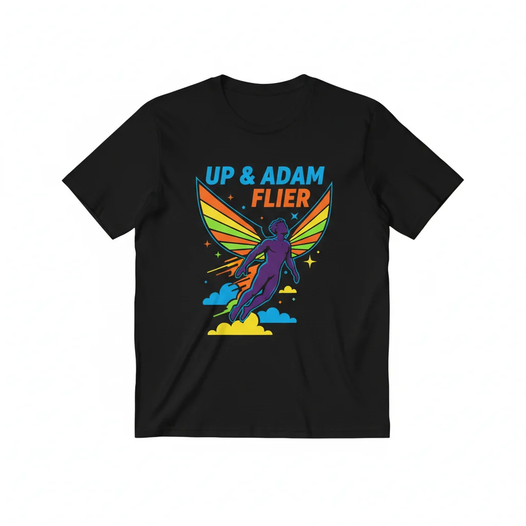 Up & Adam Flier Essential T-Shirt – Comfortable & Stylish Unisex Tee
