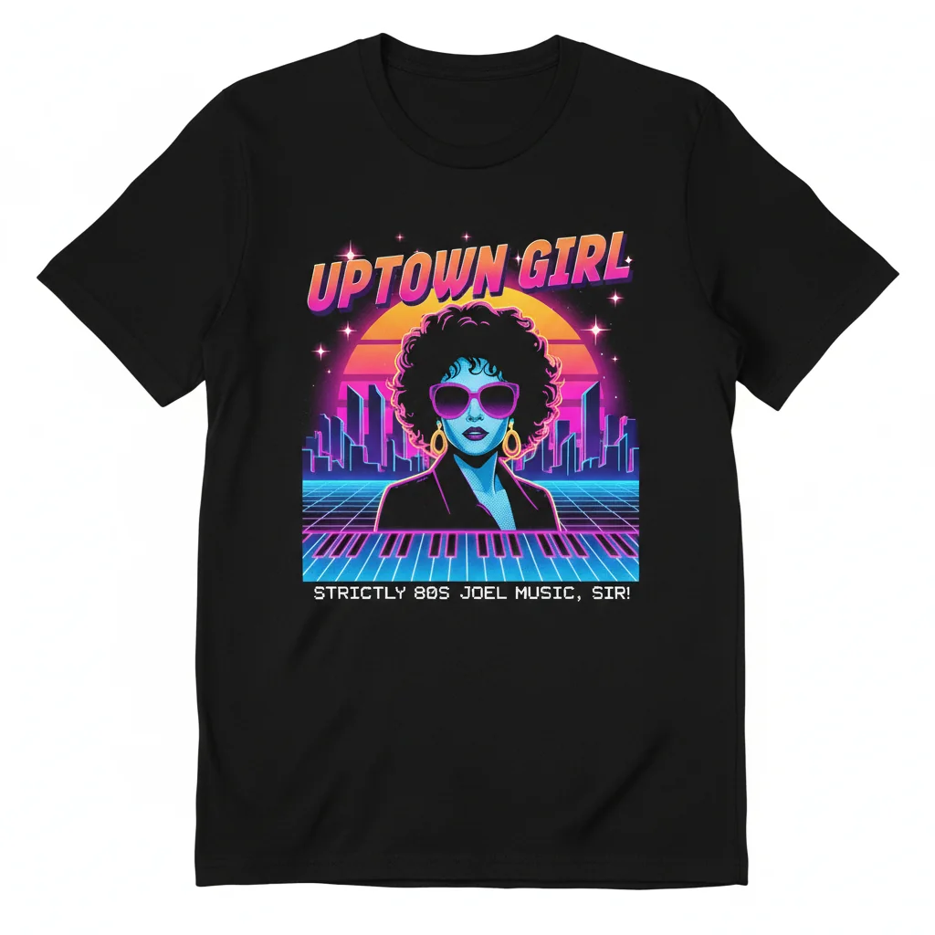 Uptown Girl - Strictly 80s Joel Music T-Shirt | Premium Cotton Graphic Tee