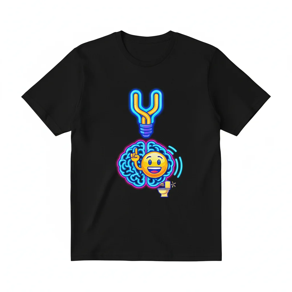 Urethra Eureka Emoji T-Shirt - Funny Anatomy & Science Humor Tee