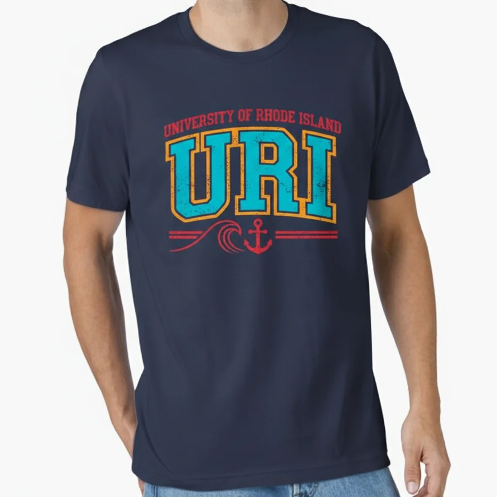 URI University of Rhode Island Essential Tee: Street-Ready Vibe