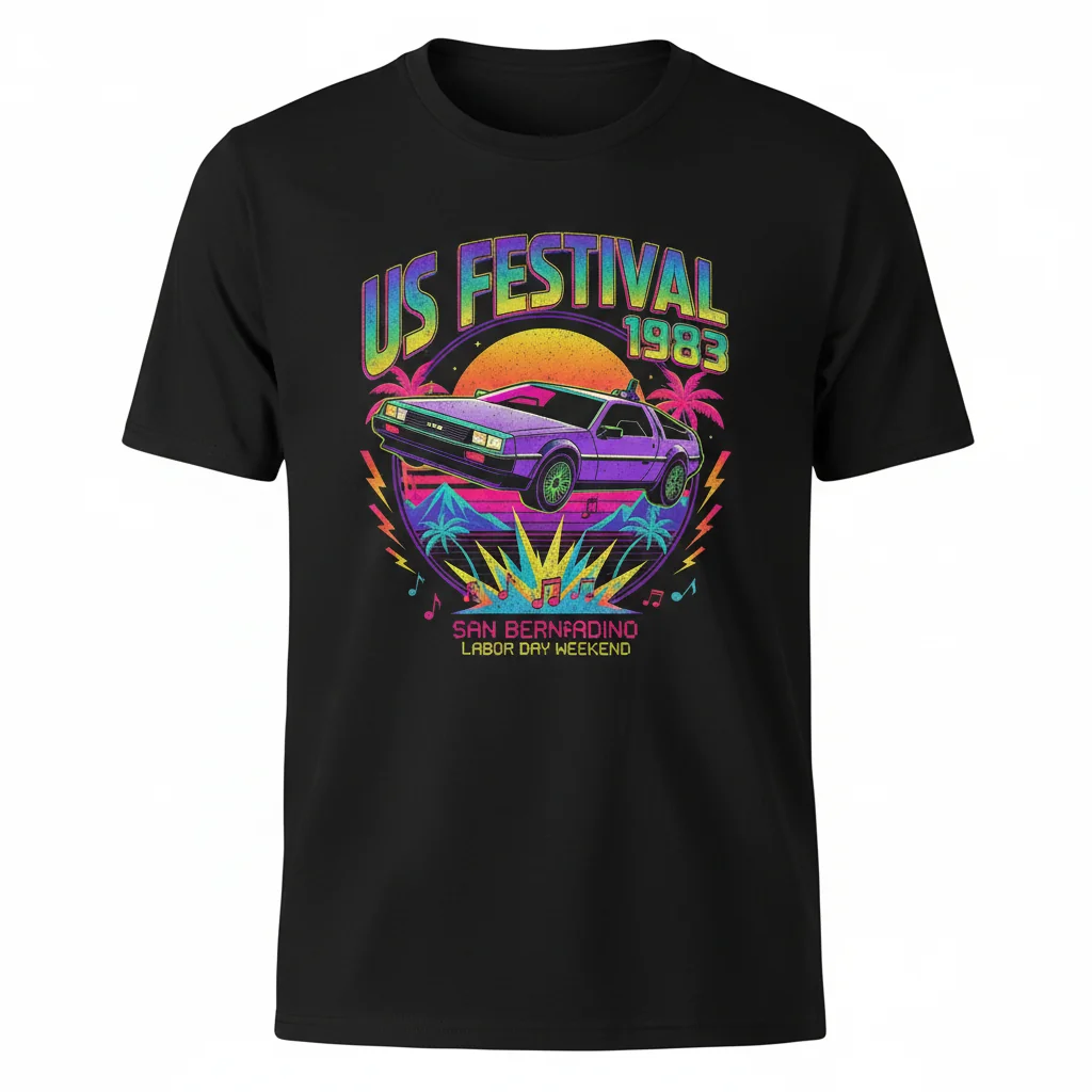 US Festival 1983 Essential T-Shirt – Vintage Music Event Tee