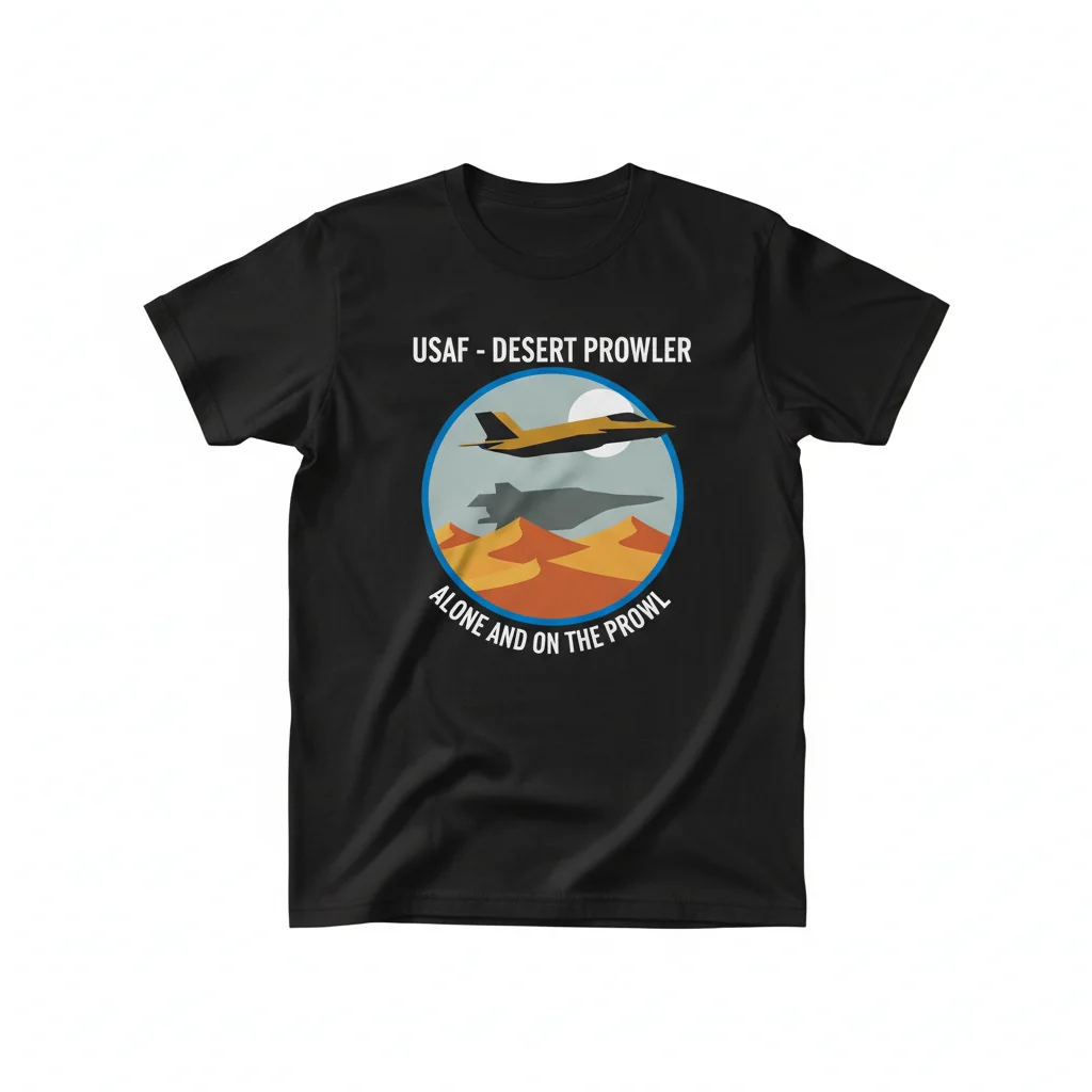 Desert Prowler: The Lone Spirit - Premium Artistic T-Shirt