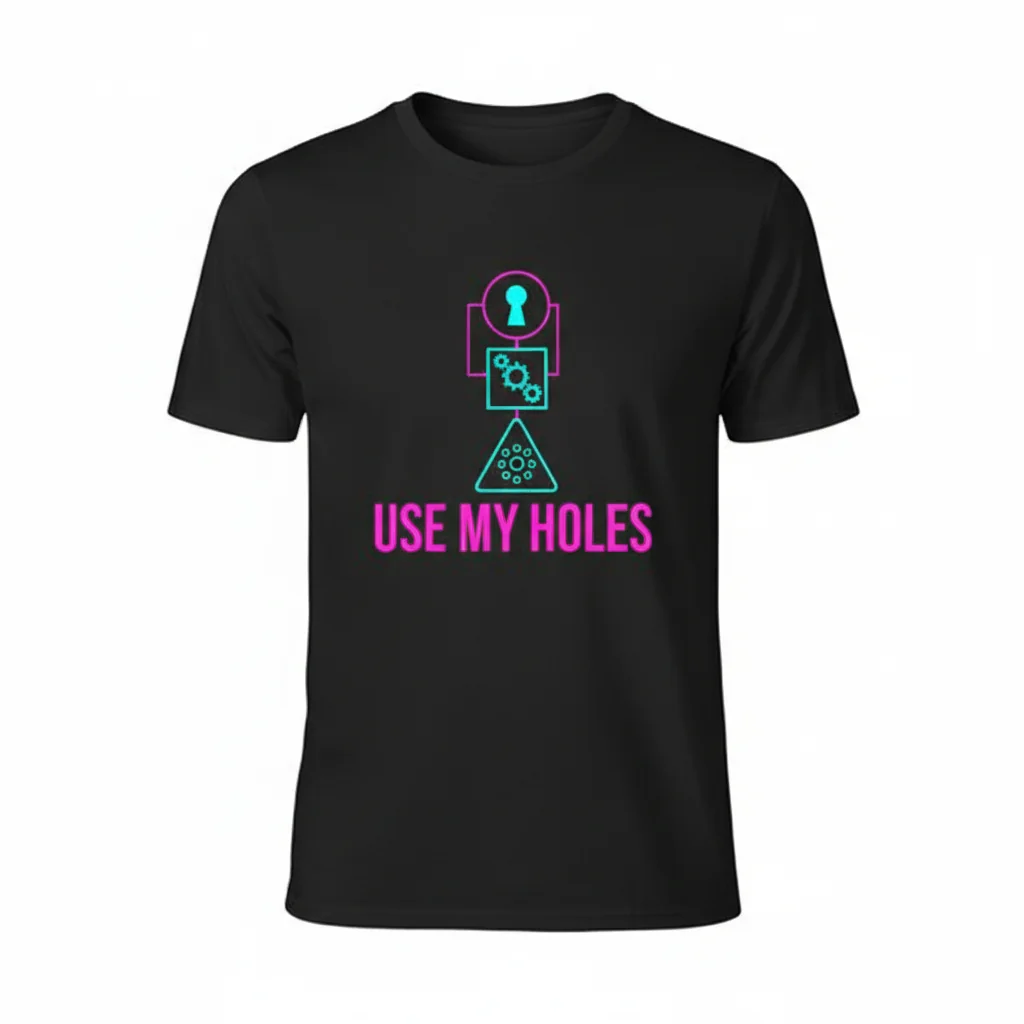 Unique "Use My Holes" Graphic Tee – Comfortable & Stylish