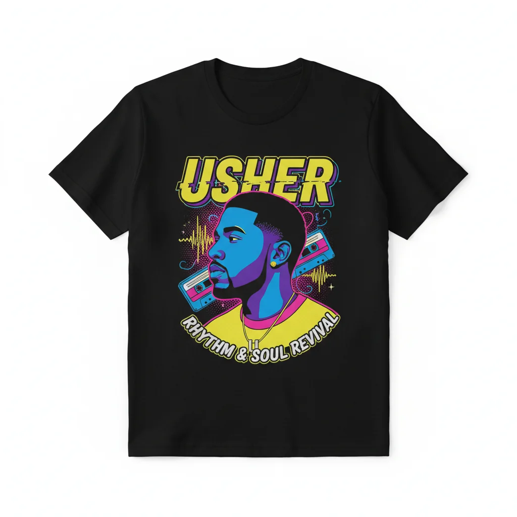Usher Vintage Art T-Shirt | Wearable Art Collection
