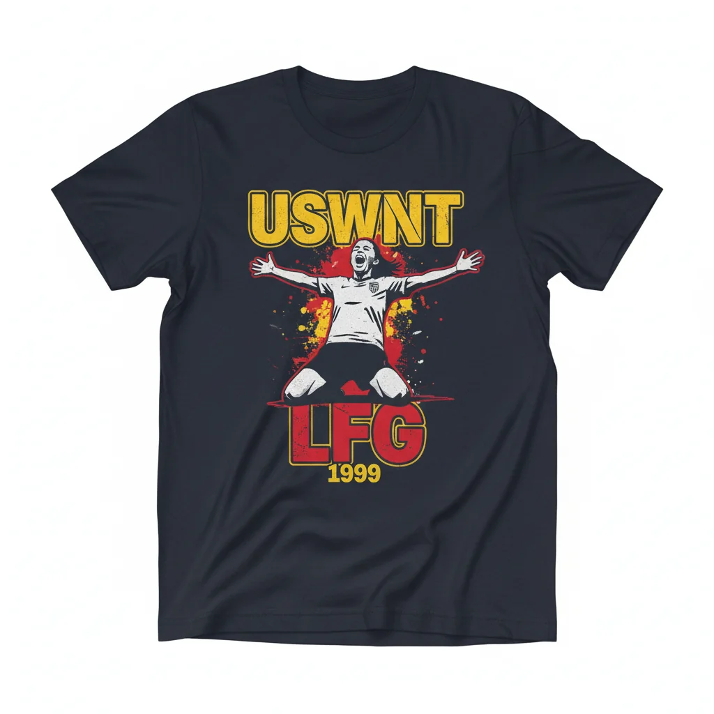 USWNT Soccer LFG Brandi Chastain Fan Tee – Durable & Fade-Resistant