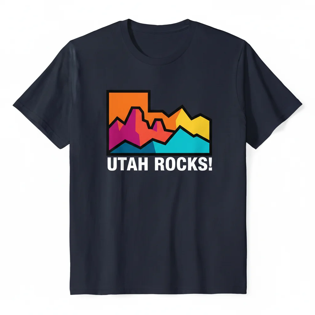Utah Rocks! Premium Unisex T-Shirt – Built to Last, Designed for Comfort