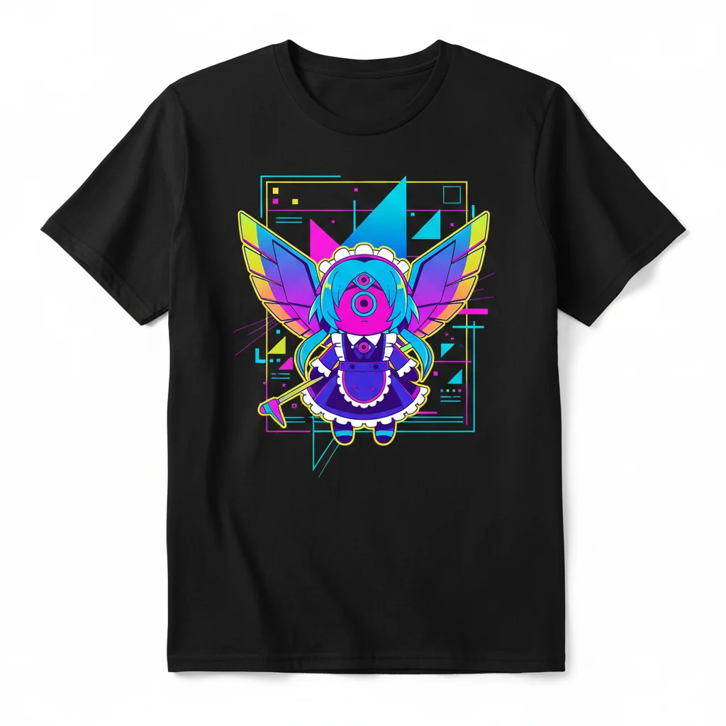 Utsuho Reiuji Maid Okuu Fumo Essential T-Shirt – Anime Waifu Tee