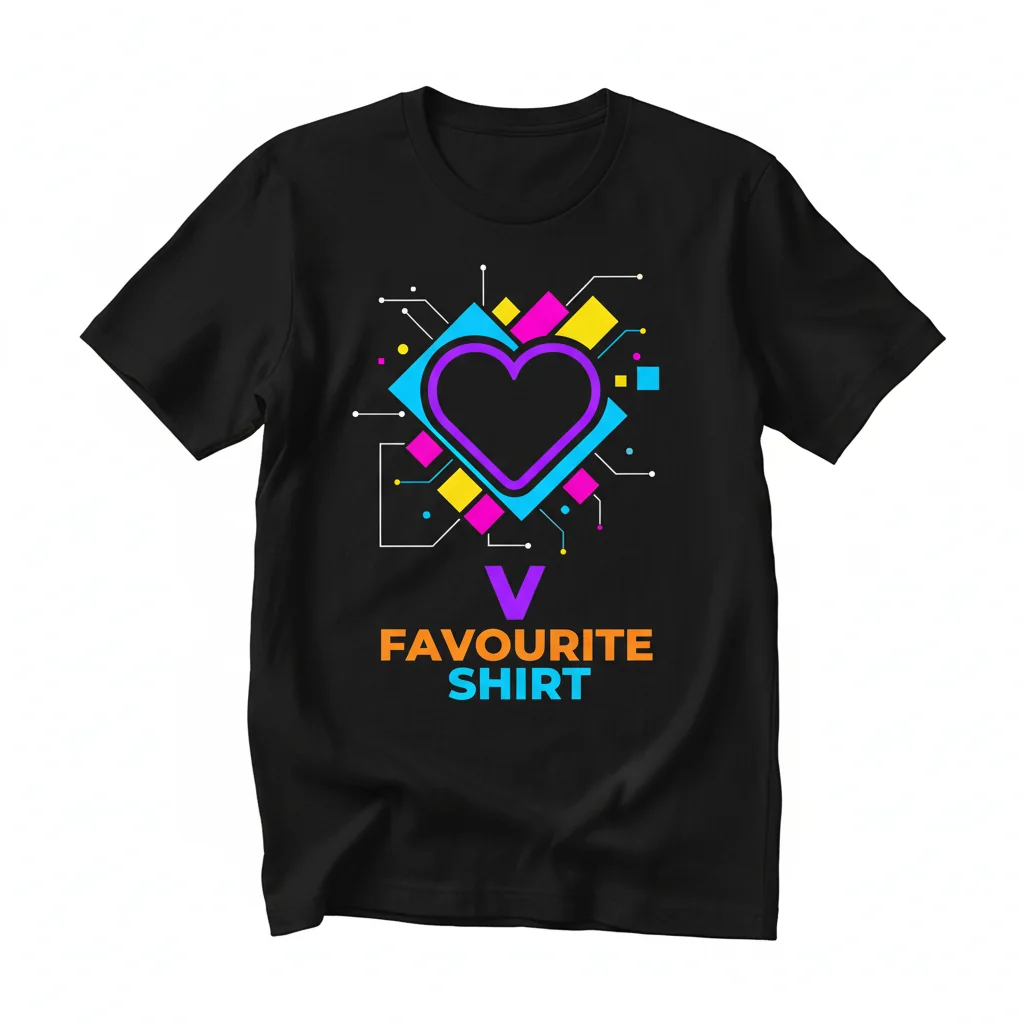 V Favourite Shirt Essential T-Shirt – Ultra Soft, Durable & Retail Fit