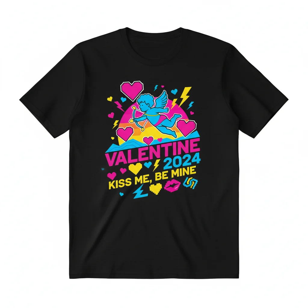Vibe Check: Valentine's Cupid Hearts Tee
