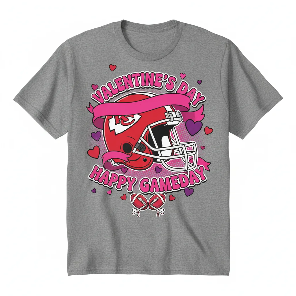 Kansas City Chiefs Valentine's Day Gameday Legacy Tee