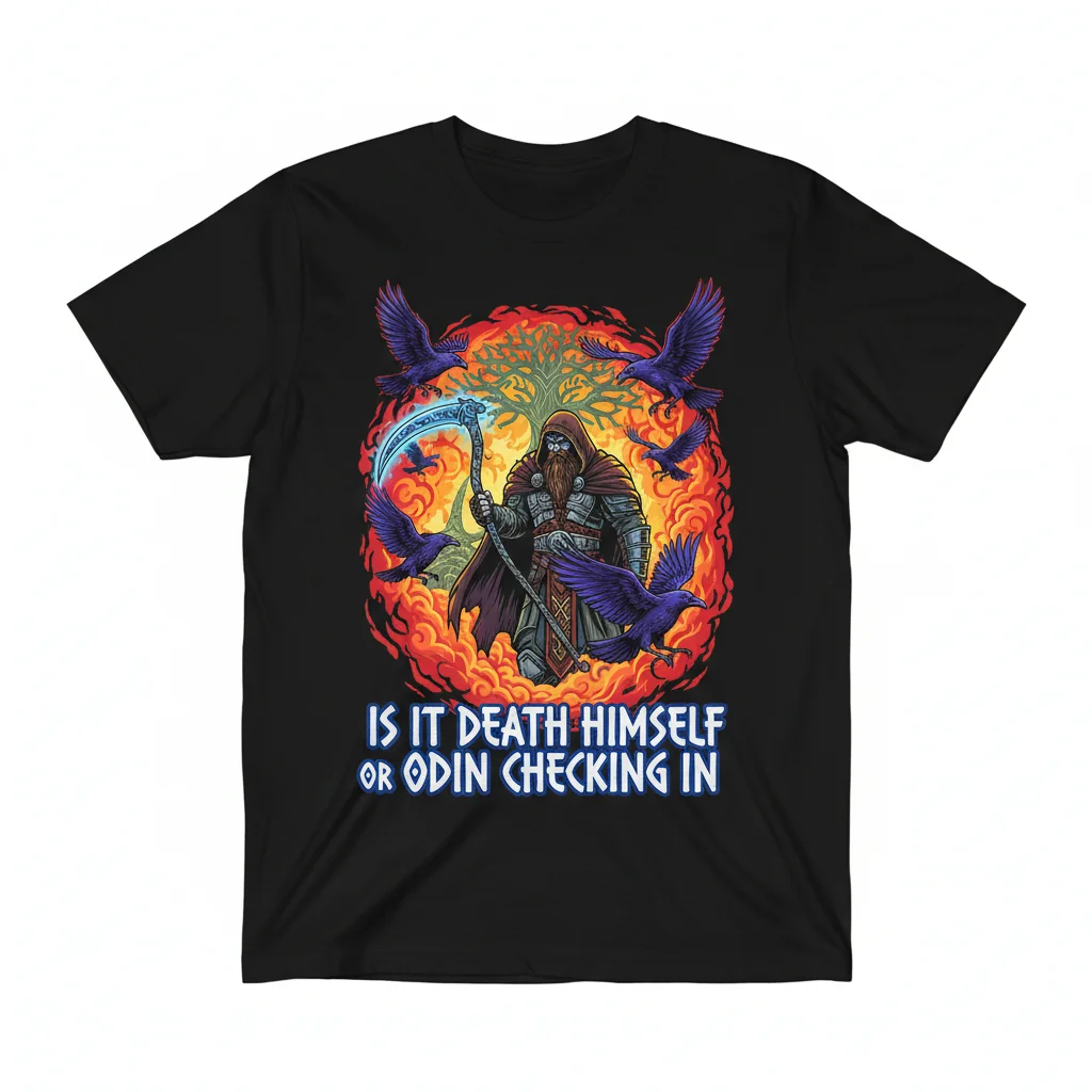 Valheim Grim Reaper Essential T-Shirt: Unyielding Style, Ultimate Comfort