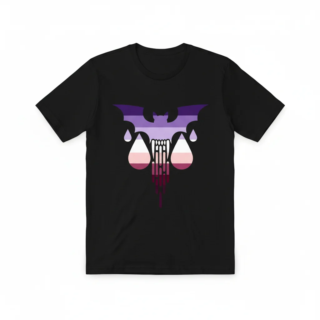 Embrace Your True Self: The Vampiregender Flag LGBTQ+ Essential Tee